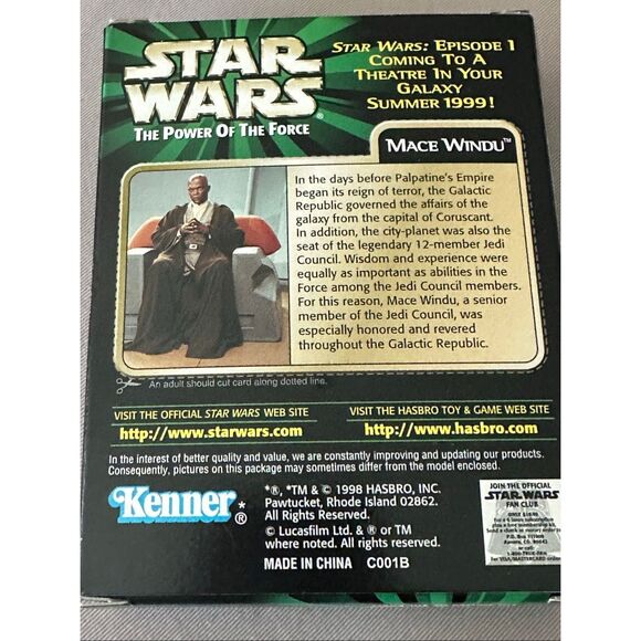 Kenner Star Wars Mace Wandu new In The Box action figure - Picture 5 of 5